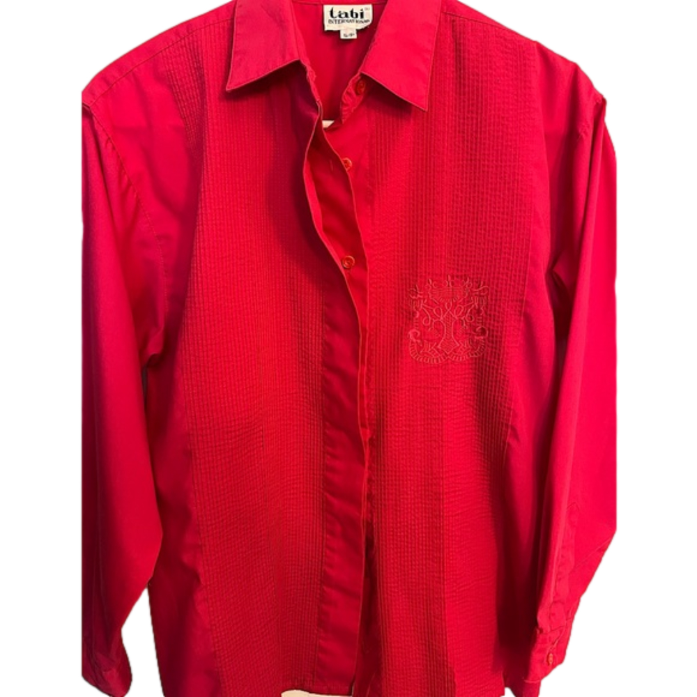Tabi International size sm-med fuchsia long sleeve